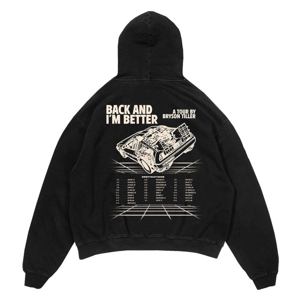Back And I'm Better Tour Hoodie Bryson Tiller Official Store